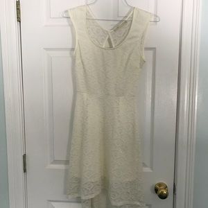 White lace dress